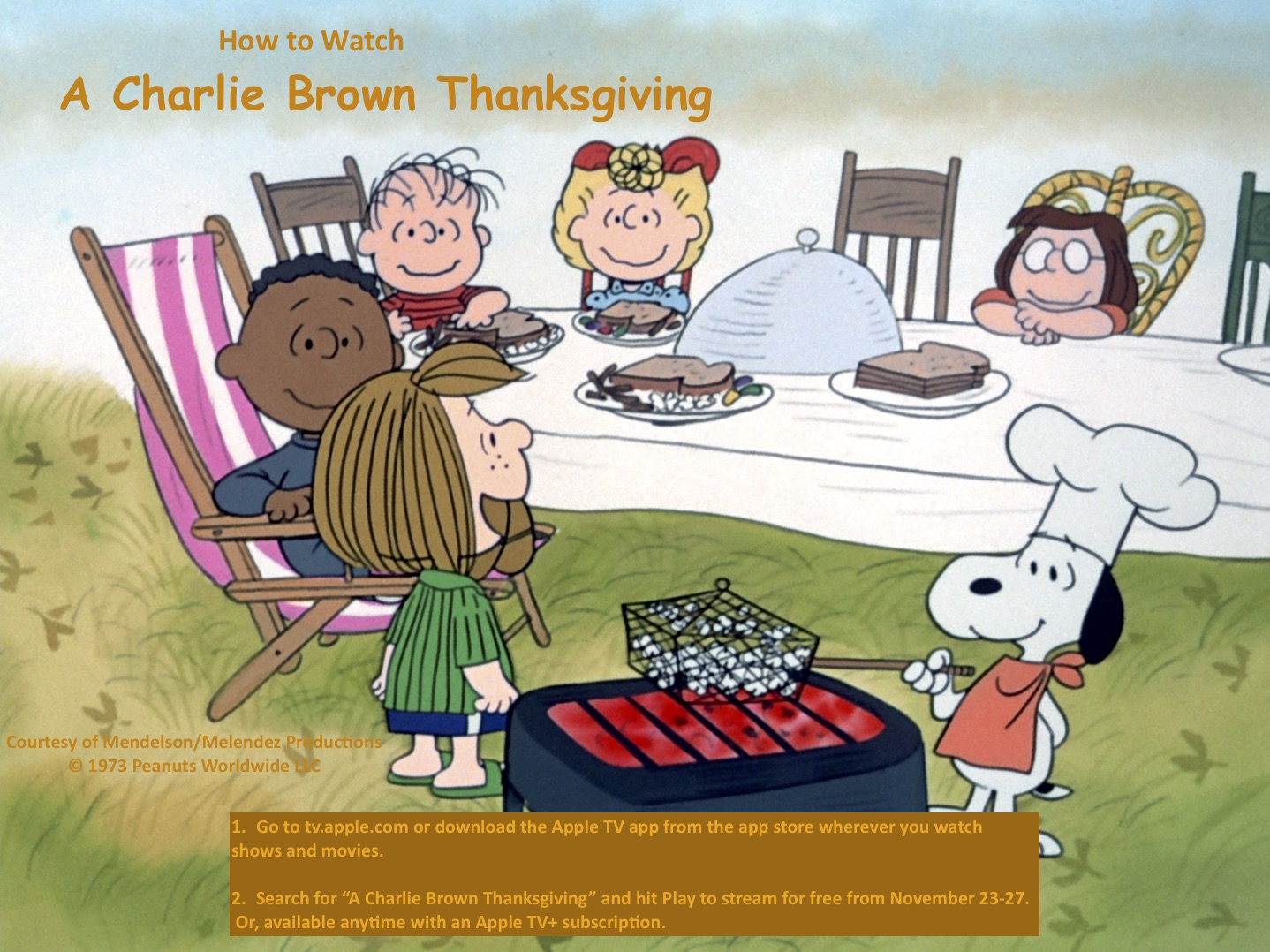 How to Watch "A Charlie Brown Thanksgiving"